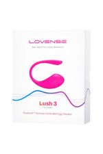 Розовое виброяйцо Lovense Lush 3 (Цвет: розовый)
