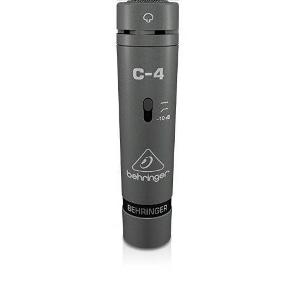 BEHRINGER C-4 комплект из 2-х кардиоидных конденсаторных микрофонов, включает планку с держателями, ветрозащиту, кейс