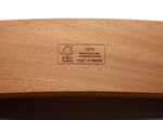 Кресло деревянное Scab Design Si-Si Wood, антрацит, красное дерево