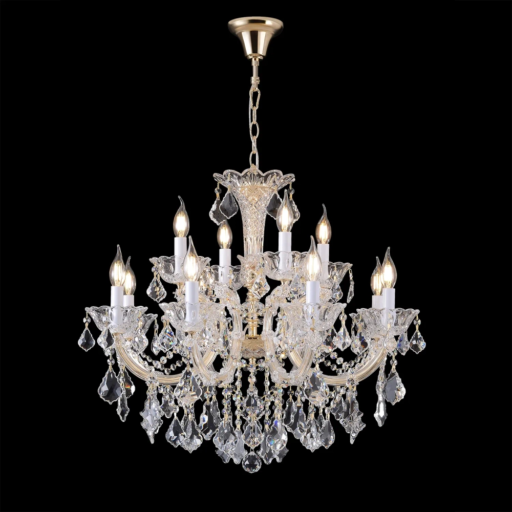 Подвесная люстра Crystal Lux CRISTELLE SP8+4 GOLD