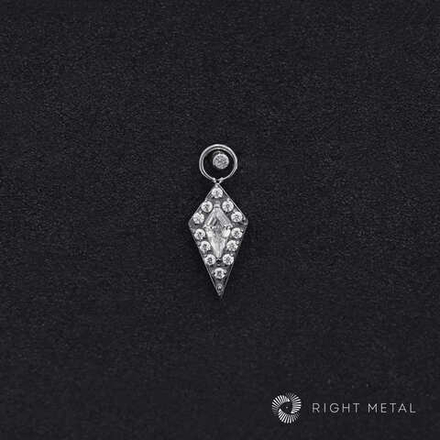 Charm Diamond Rhomb Crystal