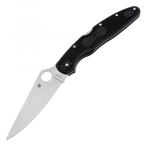 Цена наСкладной нож Spyderco Police 4 LTW сталь VG-10, рукоять Black FRN черный