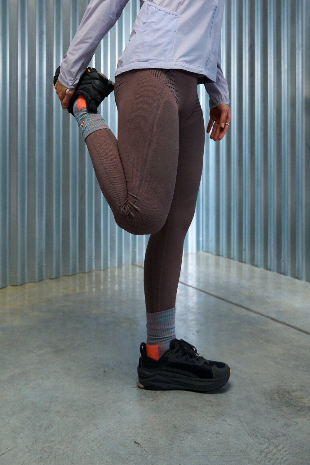 Леггинсы Nothomme Blue Ridge Women's Seamless Hiking Pants "Bean Paste"