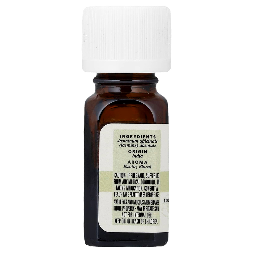 Aura Cacia, чистое эфирное масло, абсолю жасмина, 3,7 мл (0,125 жидк. унции)