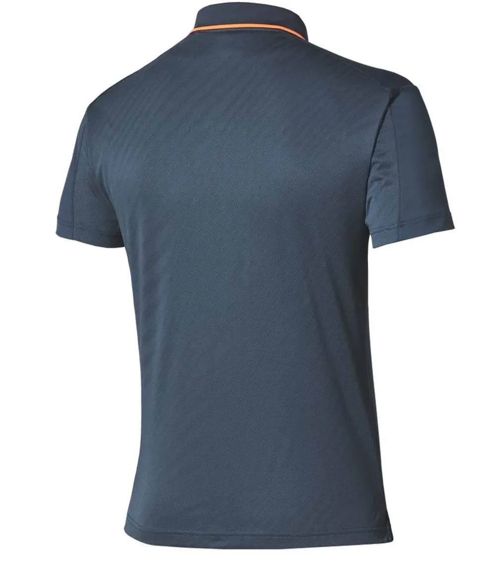 Теннисное поло Mizuno Tennis Short-Sleeve - insigna blue
