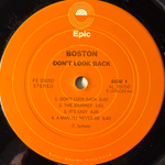 Boston ‎– Don't Look Back (США 1978г.)