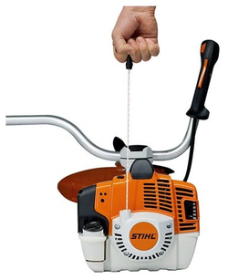 Триммер STIHL FS55 бензиновый, ширина скашивания 55см, полная комплектация с катушкой и ножом ОРИГИНАЛ