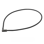 Ожерелье MAGNETIC CHOPPER SQUARE, МЕТАХ черно-серебристое