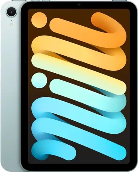 Планшет Apple iPad mini 2024 A2993 A17 Pro 6С RAM8Gb ROM128Gb 8.3" IPS 2266x1488 iOS голубой 12Mpix 12Mpix BT WiFi 10hr