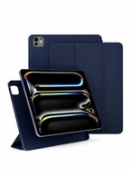Чехол книжка для iPad Pro 13" M4 Gurdini Milano Series Midnight Blue