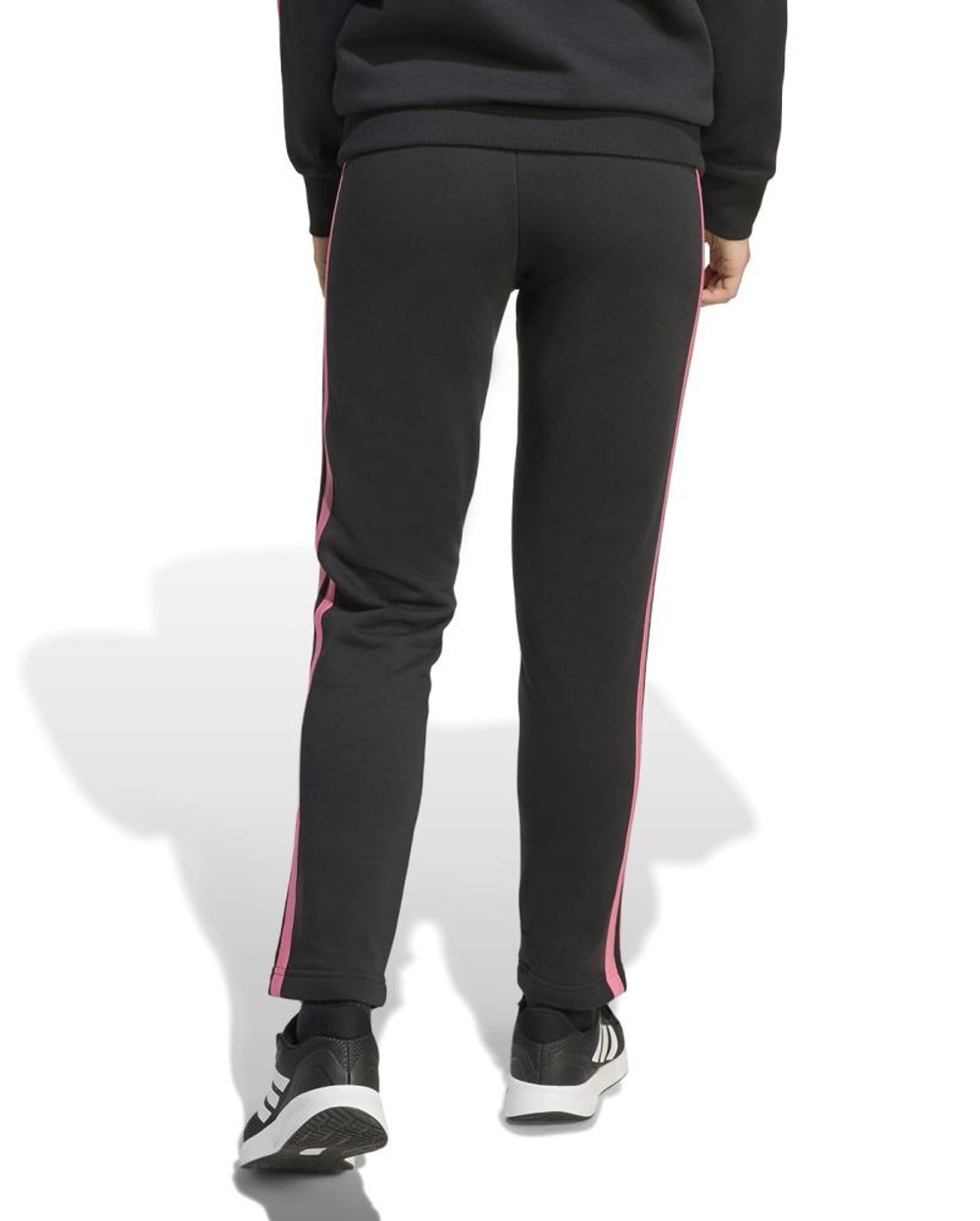 Брюки для девочки теннисные Adidas Kids Essentials 3-Stripes - black/pink fuchsia