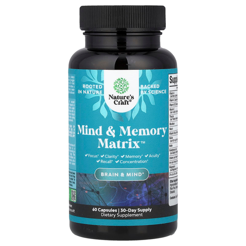 Nature's Craft, Mind & Memory Matrix™, 60 капсул