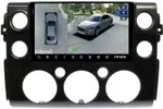 Магнитола для Toyota FJ Cruiser 2005-2022 (рамка черная) - Teyes CC3-2K-360 монитор 9.5" 2K QLED на Android 10, Быстрая, CarPlay, 4G SIM-слот, 4 камеры в комплекте