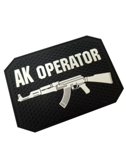 Шеврон на липучке AK operator АК оператор