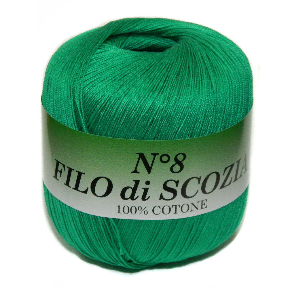 Пряжа Filo Di Scozia №8 50г, 340м, 100%мерсеризованный хлопок (цена за 1 шт)