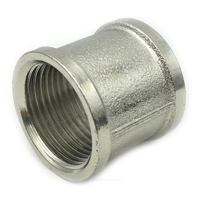 Муфта латунь никель Ду 20 (3/4") ВР/ВР SantechSystems .