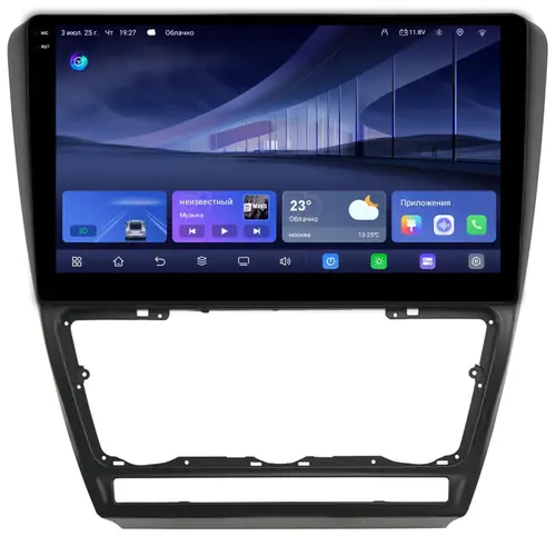 Магнитола для Skoda Octavia A5 2004-2013 - Kuberg QLed+2K, Android 14, TS105, Быстрейшая, CarPlay, SIM-слот