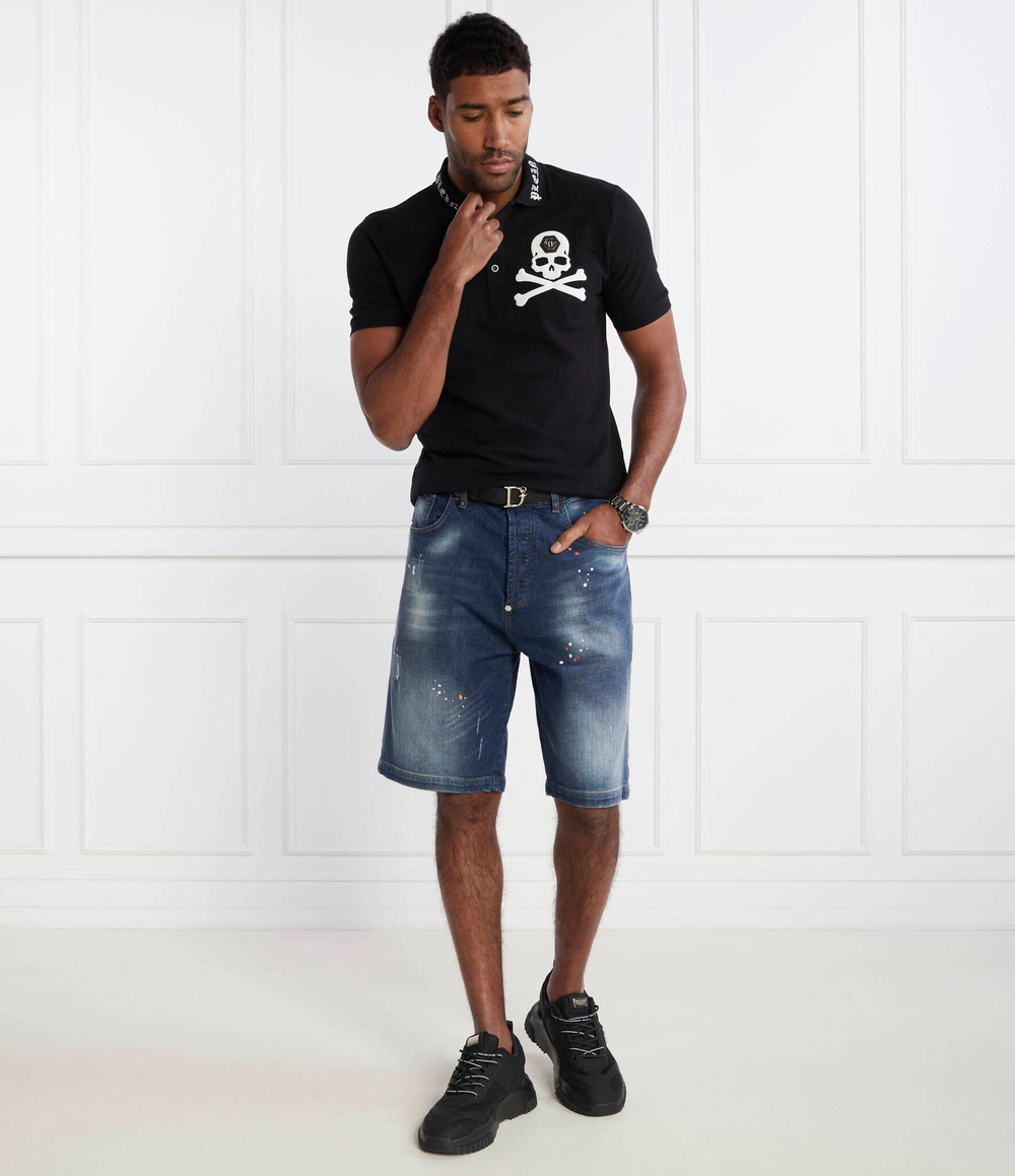 Шорты Philipp Plein - голубой(MDT3684 PDE004N)