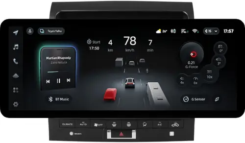 Магнитола для Toyota Land Cruiser 200 2012-2015 (климат на ШГУ) - Teyes CC4PRO монитор 12.3" 2K QLED + рамка 10, Android 13, Быстрейшая, Snapdragon 778G, ИИ, CarPlay, DSP, 4G SIM-слот