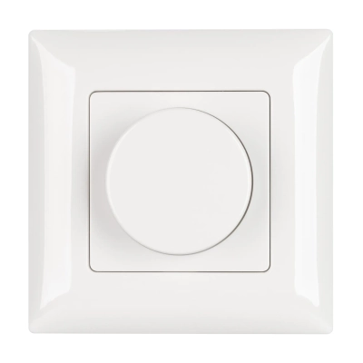 Панель SMART-P14-DIM-P-IN White (230V, 1.5A, 0/1-10V, Rotary, 2.4G) (Arlight, IP20 Пластик, 5 лет)
