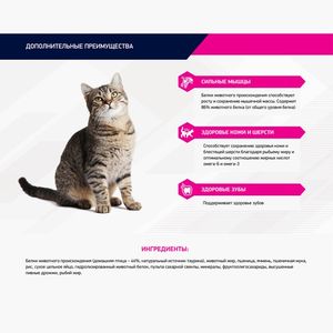 Сухой корм Eukanuba Senior Top Condition для кошек старше 7 лет