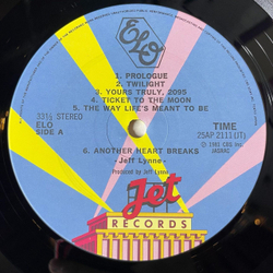 Винтажная виниловая пластинка LP ELO Electric Light Orchestra Time (Japan 1981) (Obi) Another Heart Breaks 25AP 2111