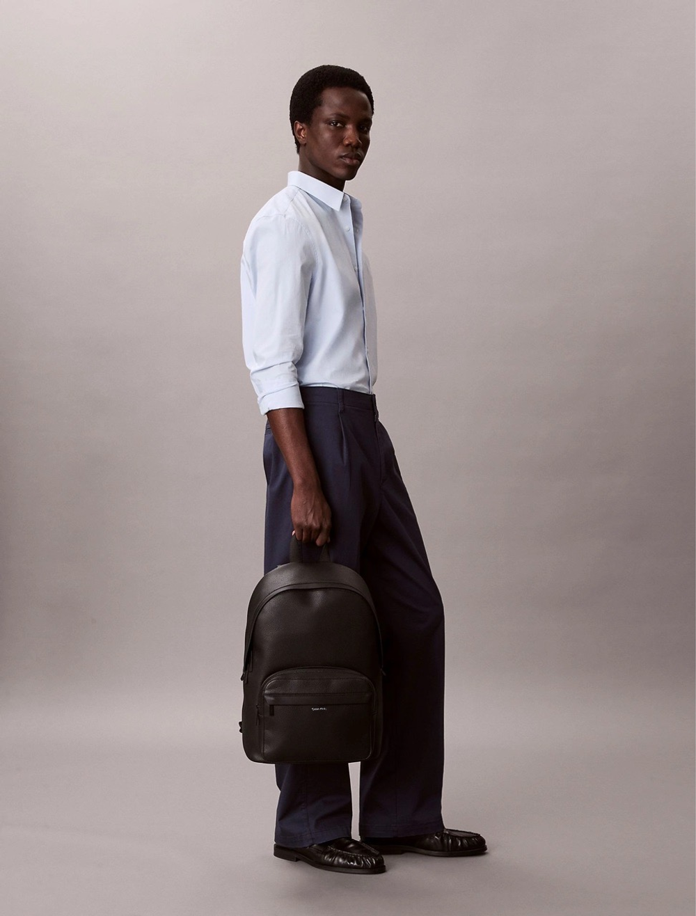 Рюкзак Calvin Klein Pebbled Round Backpack Black
