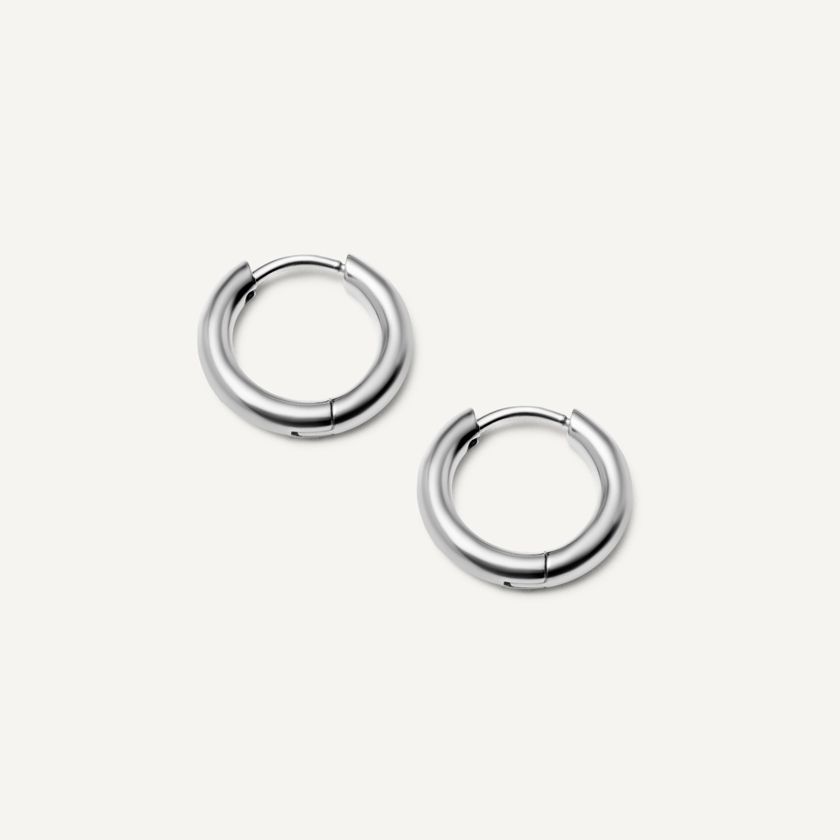 Серьги Серебряное Конго – 10 мм