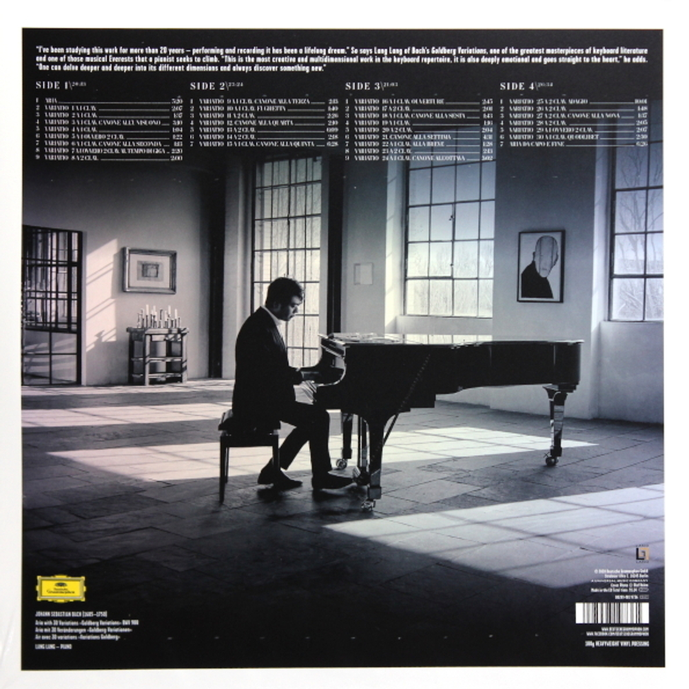 Lang Lang / Johann Sebastian Bach: Goldberg Variations (2LP)