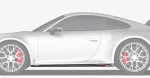 Аэродинамический обвес из карбона для Porsche 911 992.2 Carrera 2025+ Порше