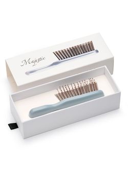Расческа Majestic Scalp Brush серый жемчуг (дорожная версия)
