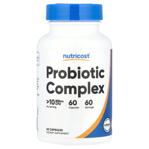 Nutricost, Комплекс пробиотиков, 60 капсул