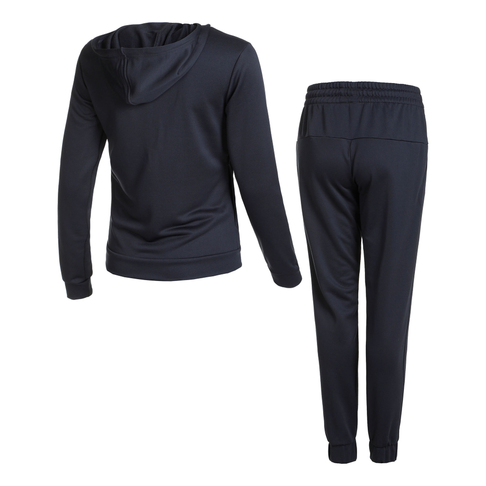 Женские теннисные Костюмы adidas Linear Tracksuit Women - Dark Blue, White