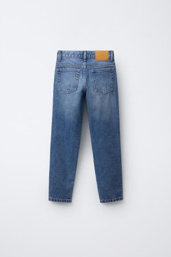 ZARA ДЖИНСЫ SLIM FIT, ВЫЦВЕТШИЙ СИНИЙ
