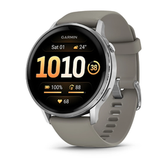 Умные часы Garmin Venu 4 - 45мм Silver with Silver Grey Silicone Band