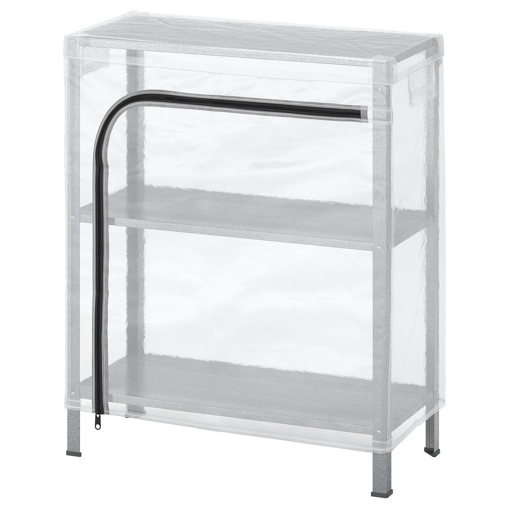 IKEA HYLLIS  (ИКЕА ХИЛЛИС)  -  Чехол — прозрачный/для помещения и улицы 60x27x74 см