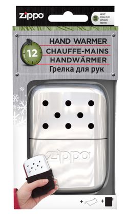 Каталитическая грелка ZIPPO High Polish Chrome сталь серебро на 12 ч, 66x13x99 мм (40365)
