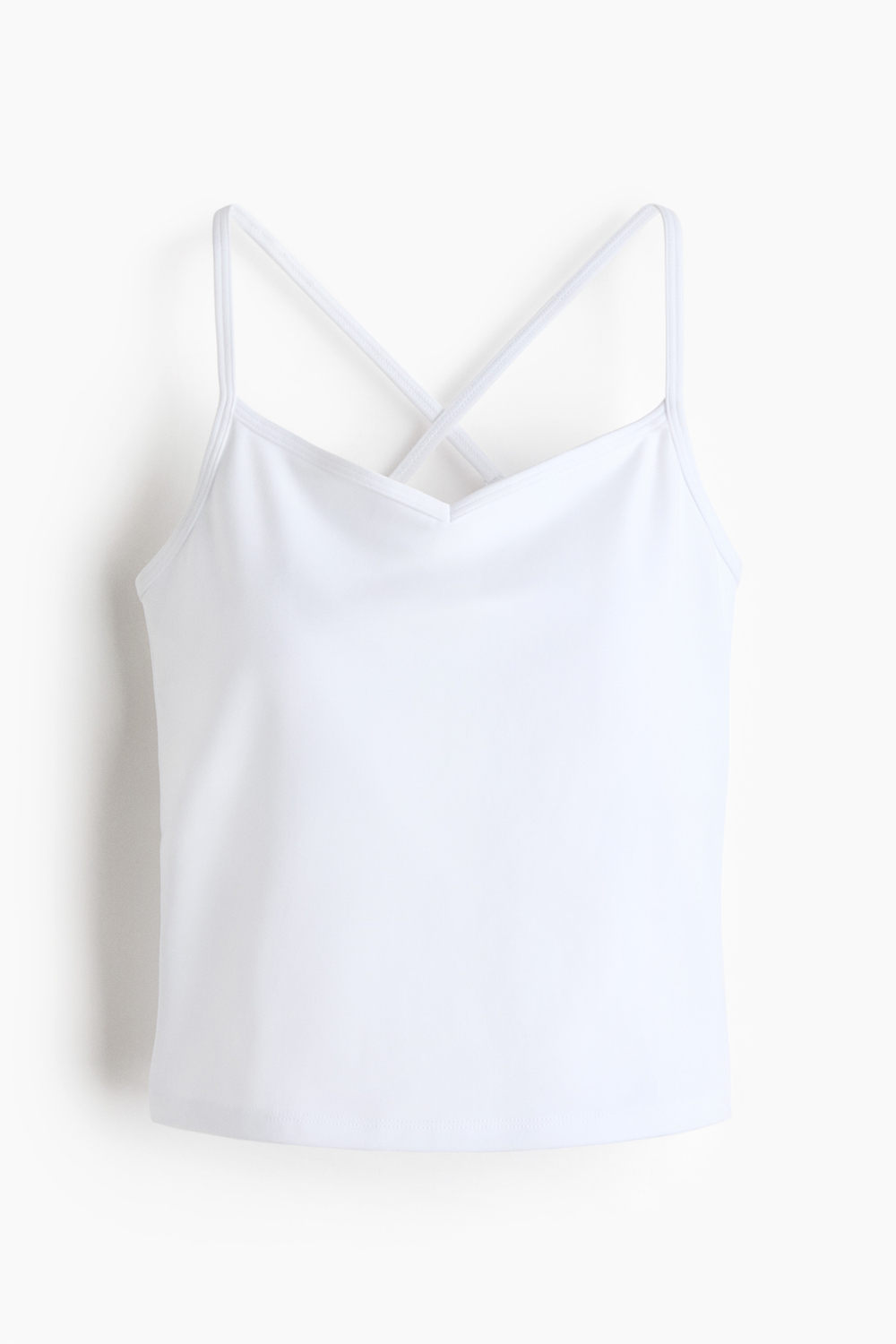 Спортивный топ DryMove™ на бретелях Slim Fit - H&M