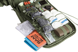 Tasmanian Tiger Medic Assault Pack MK II Olive — детали; дополнительное медицинское оснащение не входит
