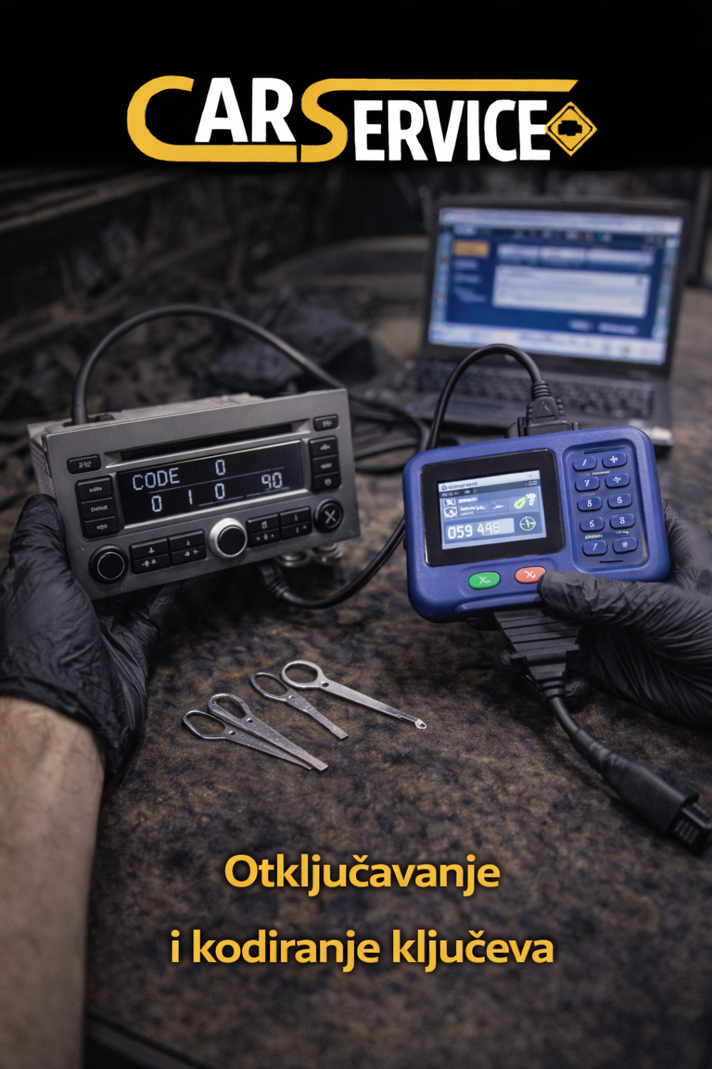 Otključavanje i dekodiranje auto radija