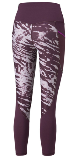 Леггинсы Puma 5K Graphic High Waist 7/8 Leggins - puma black/stardust print