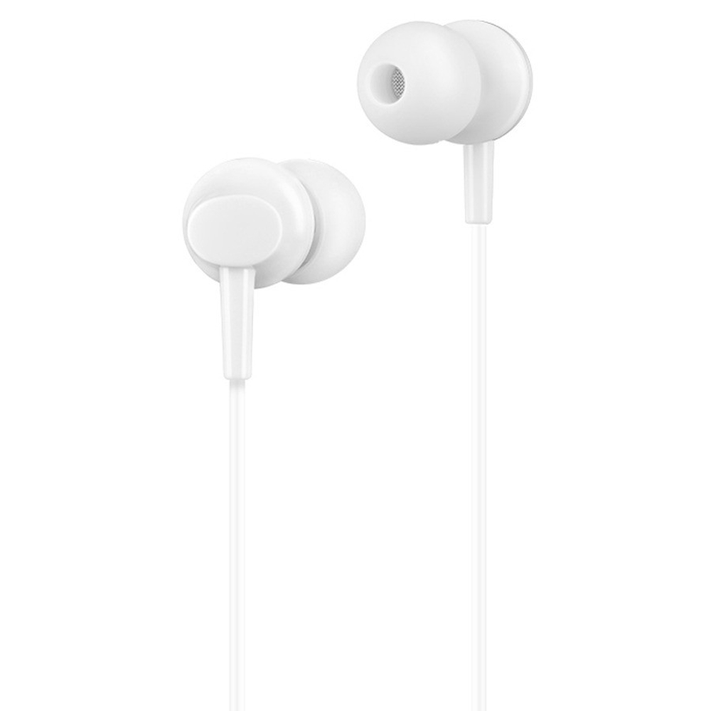 Наушники с микрофоном Hoco M14 Natural Sound 1.2м белые