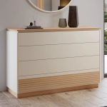 Комод NOA 2060 Neutro/Lacado Branco IDC Mobiliario
