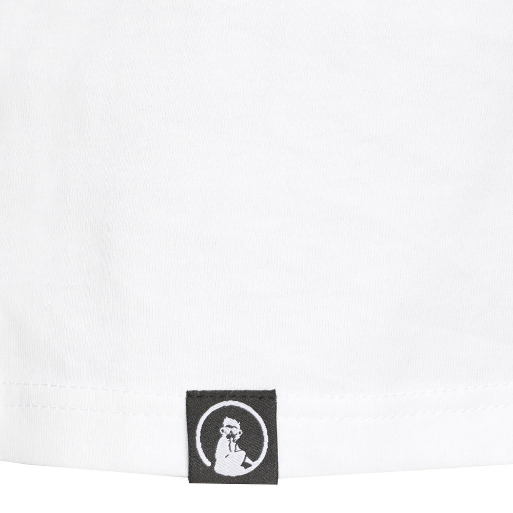 Мужское теннисное поло Quiet Please Camou Advantage Logo Men - White, Black