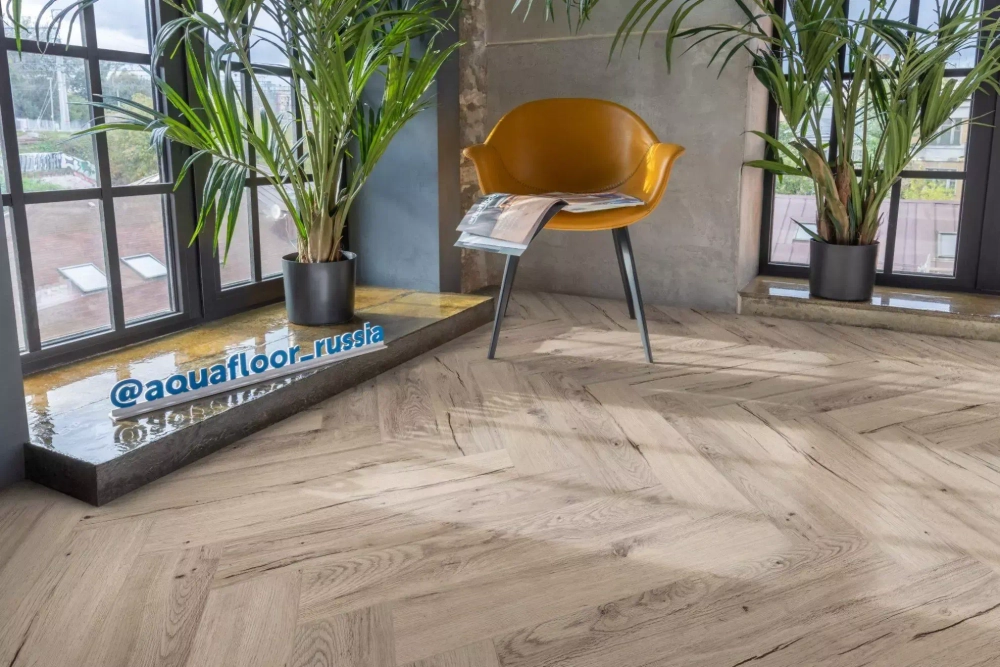 Кварцвиниловая плитка Aquafloor Parquet Glue AF2512PG