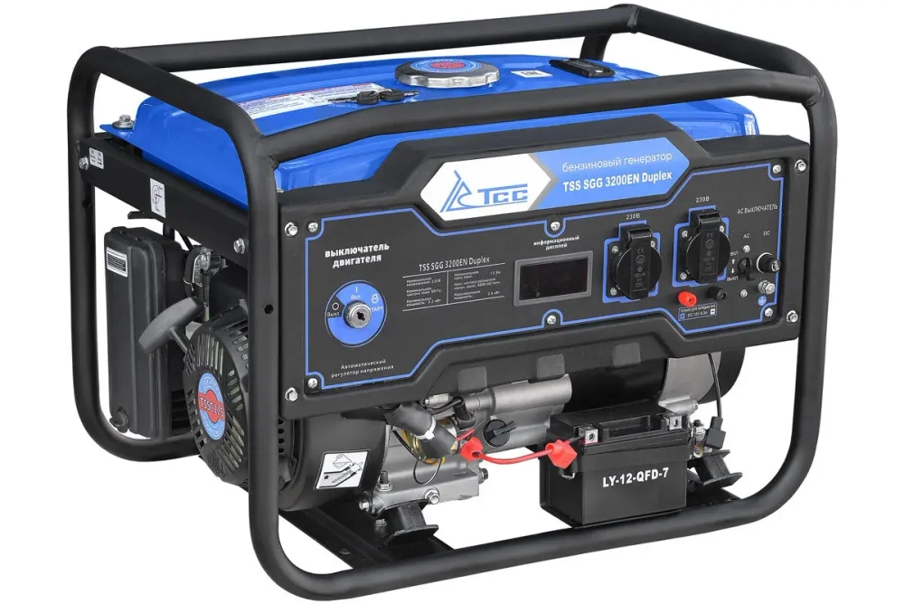 Генератор (3,2 кВт)TSS SGG 3200EN Duplex бензиновый
