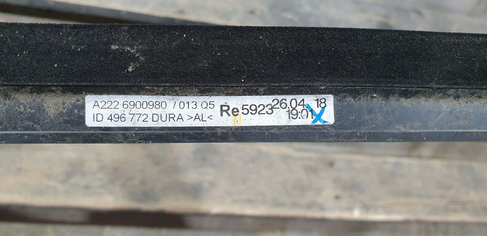 Молдинг двери задней правой Mercedes S (W222) 13-20 Б/У Оригинал A2226900980