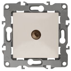 12-3102-02 ЭРА Розетка TV проходная, IP20, Эра12, слоновая кость | Эра 12