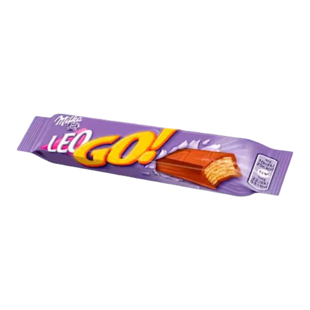 *MILKA Вафли 48гр LEO GO (Шоколадные Лео) (32)