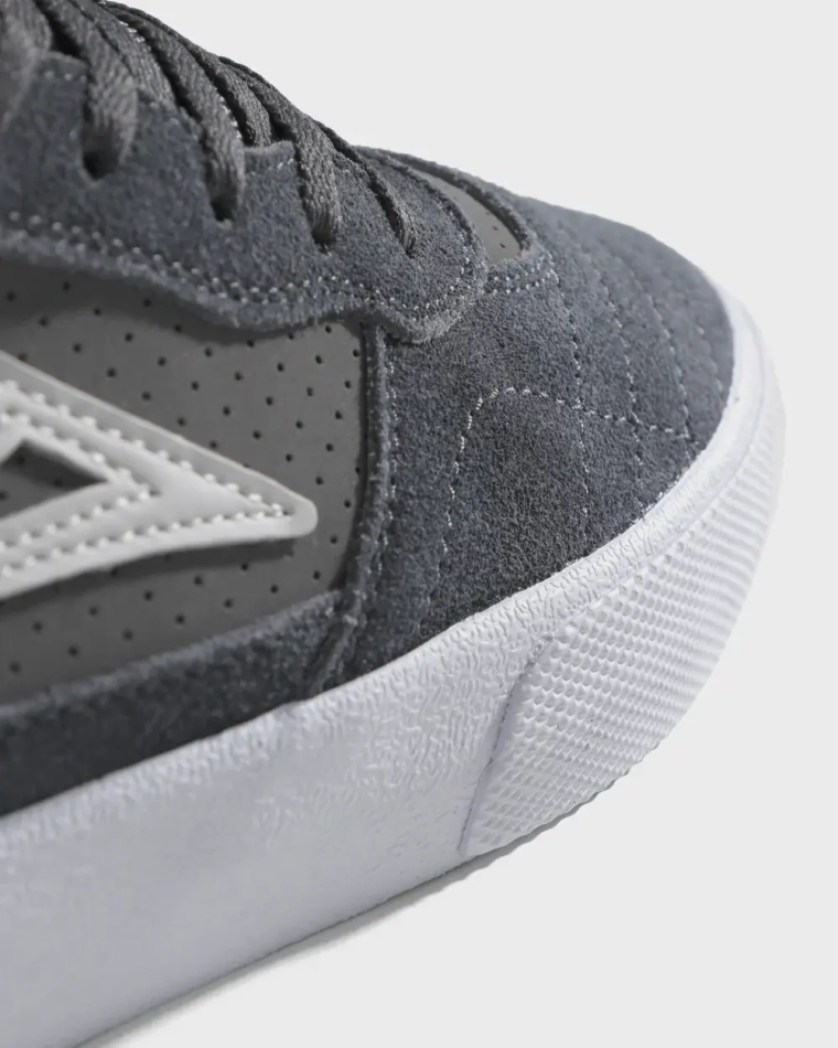 Кеды Cambridge - Charcoal Suede / White Logo / Perf Leather